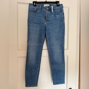 Madewell Mid Rise Skinny Crop, size 29, NWT
